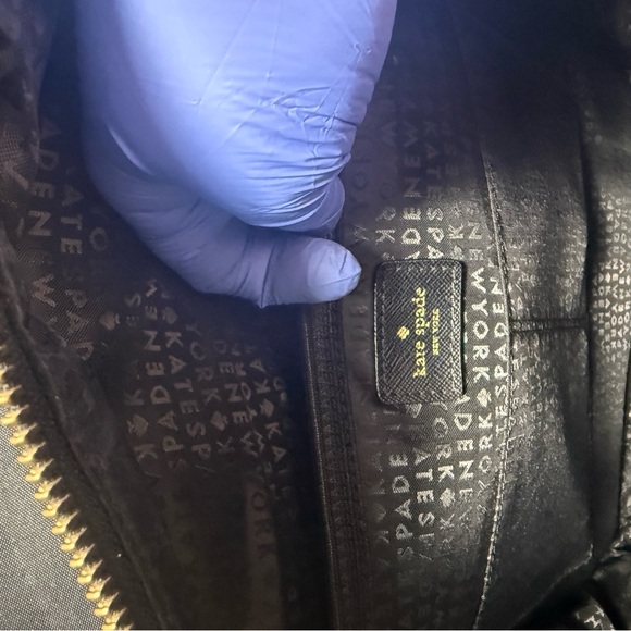 Kate Spade Black Leather Backpack Adjustable Straps Wear Functional - Picture 10 of 16